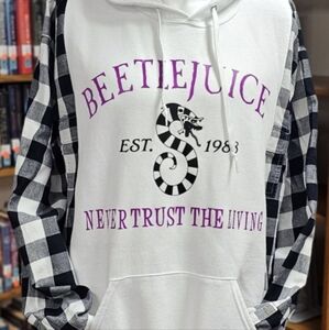 Upcycled Oversized Horror Hoodie